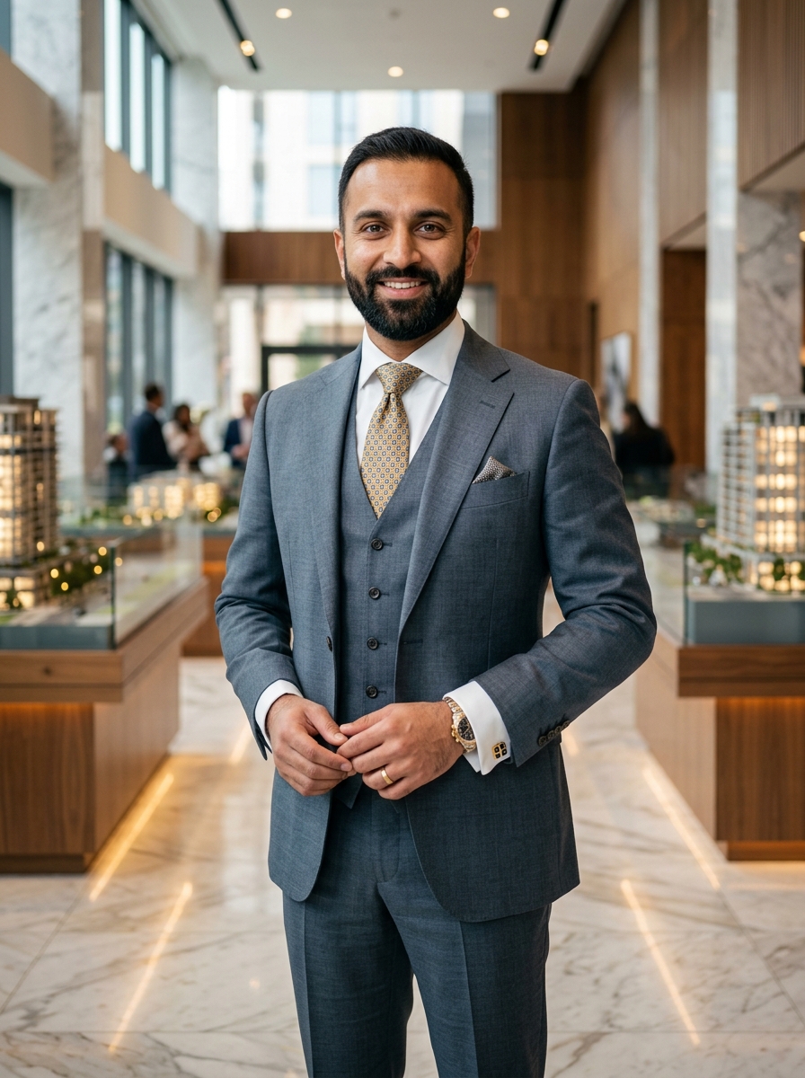 Professional portrait of Saeed Ullah, Head of Sales & Client Relations at Precise Realtors & Builders.